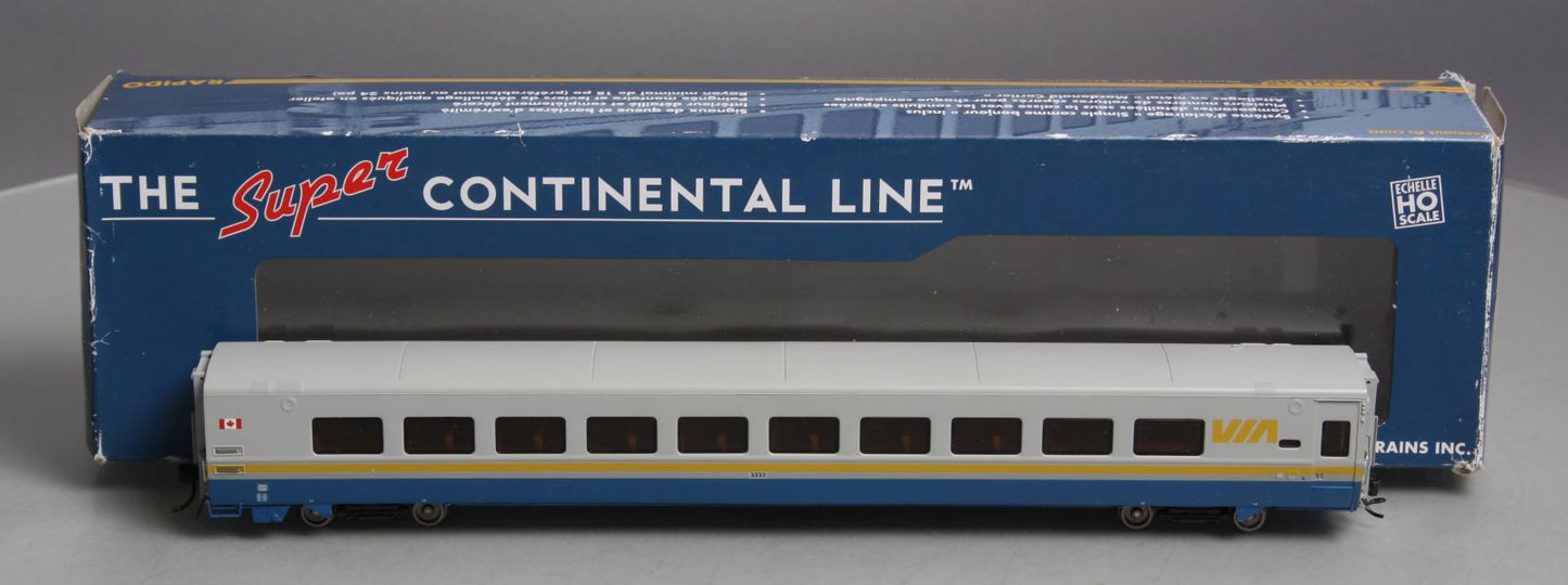 Rapido 108006 HO Scale Via Rail LRC Coach #3333