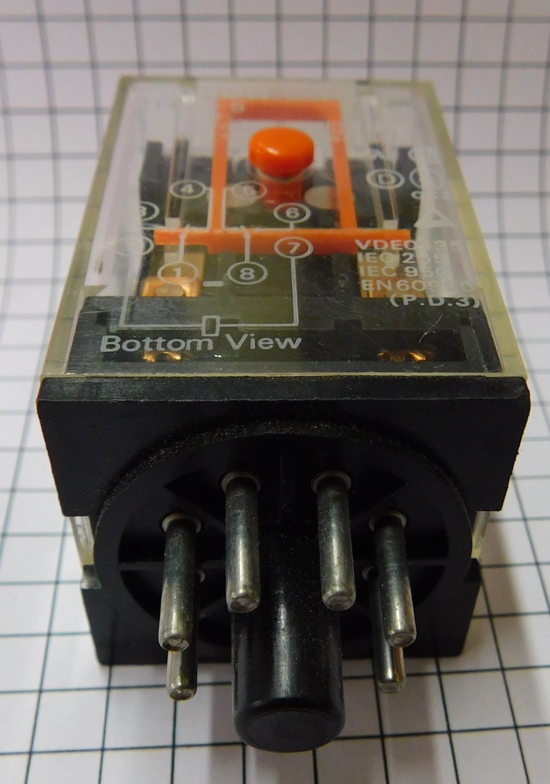 Omron MK2P-S 28VAC 5 Amp DPDT Relay