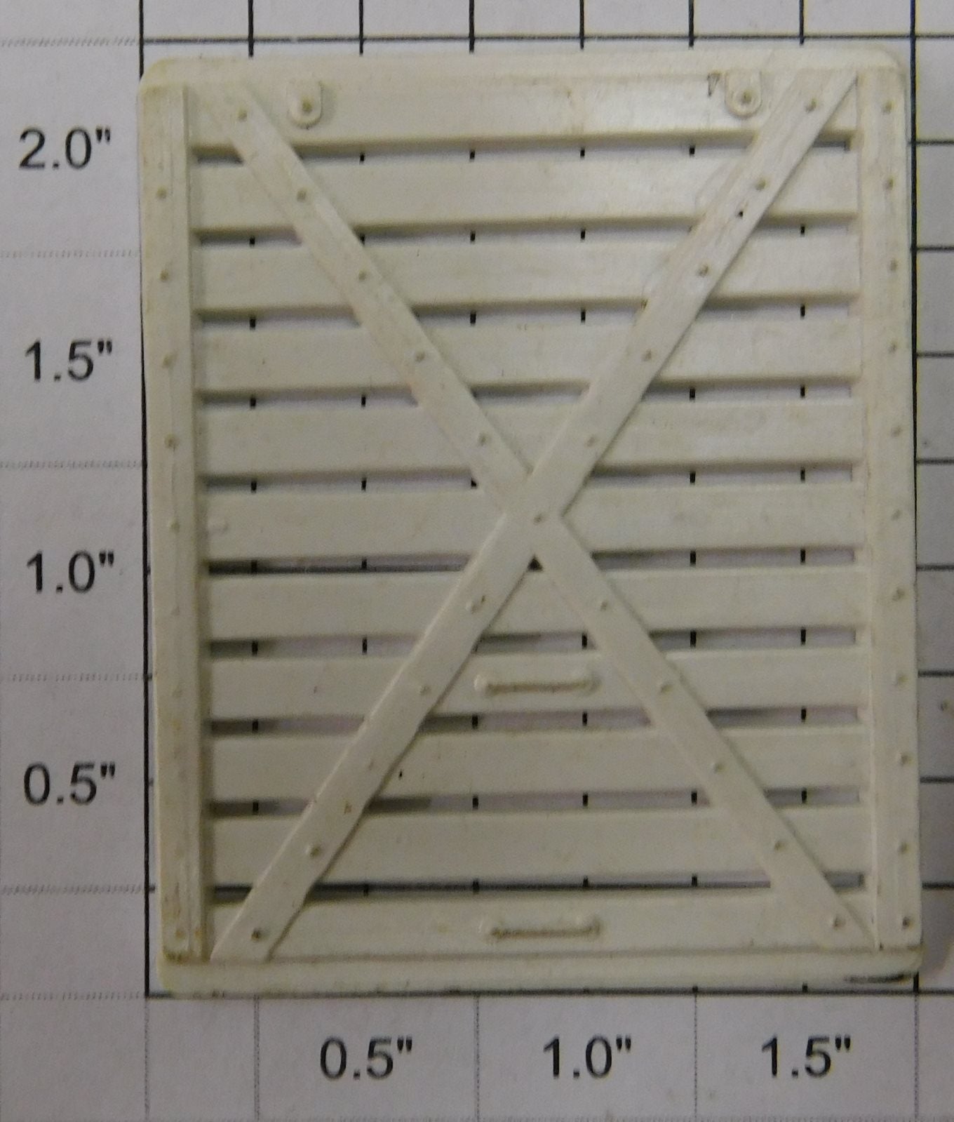AMT 112 White Stock Car Door