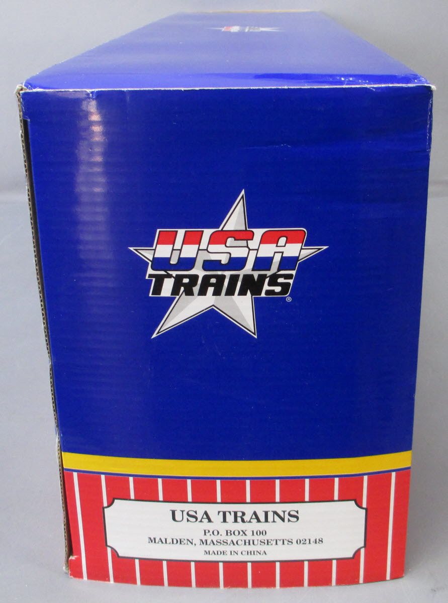 USA Trains R19300A Santa Fe Tuscan 50 Ft. Box Car with Steel Door (Metal Wheels)