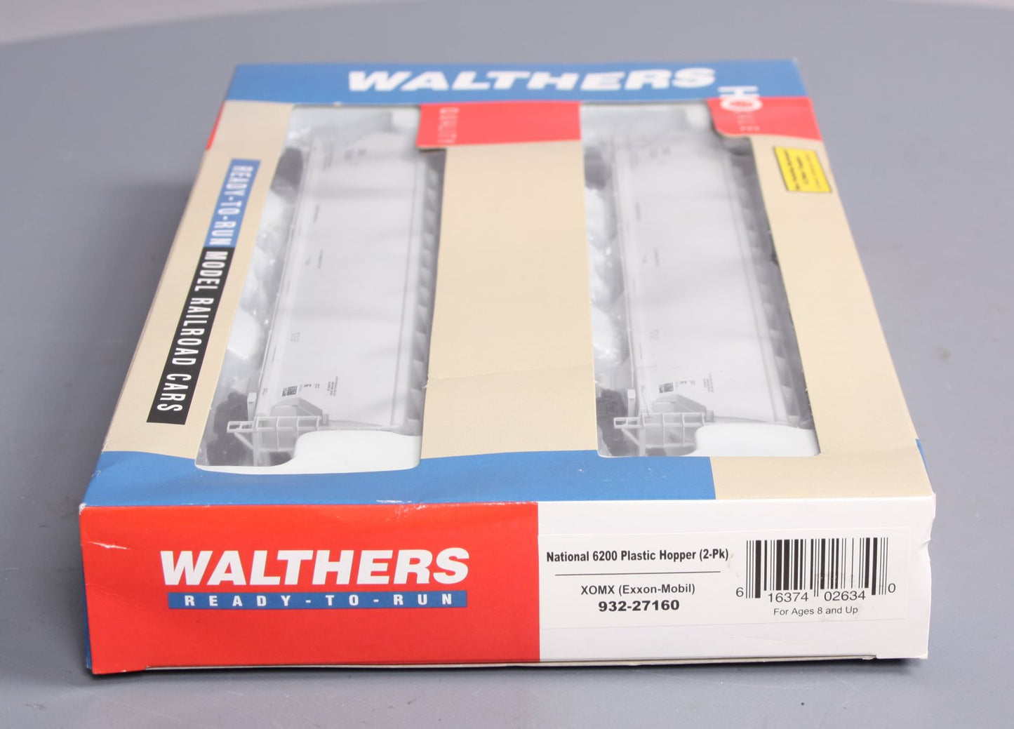 Walthers 932-27160 HO XOMX National 6200 Plastic Hoppers (Set of 2)