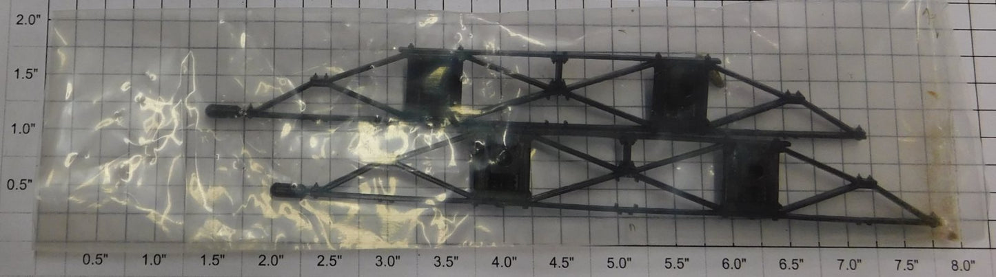 Acme 9981.1 Plastic Side Dump Ore Car Sideframes - 1/2" Scale (Pack of 2)