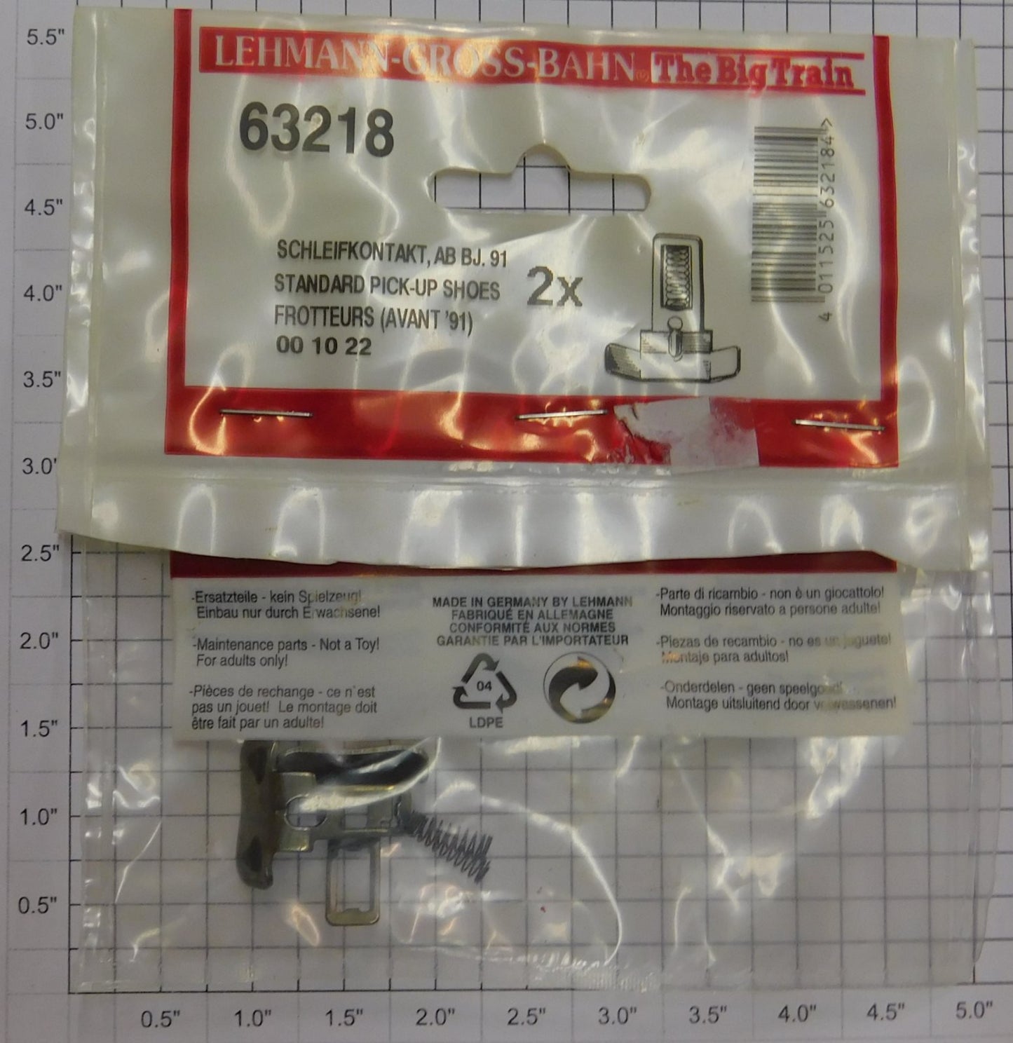 LGB 63218 Standard Pickup Shoes (Pack of 2)