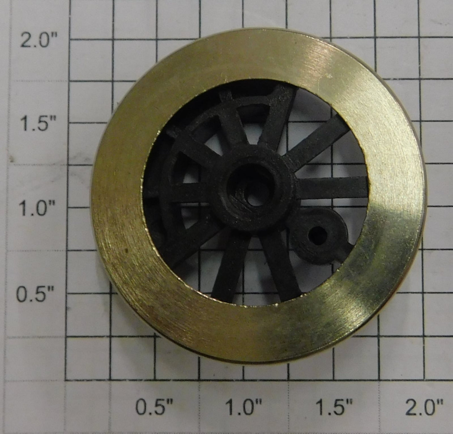 LGB 22000-1 Metal Black Spoked Locomotive Wheel