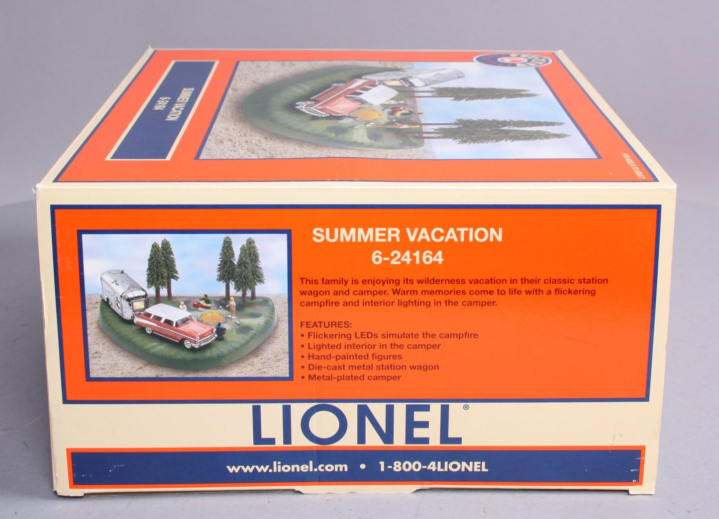 Lionel 6-24164 O Gauge Summer Vacation Animated Camping Scene