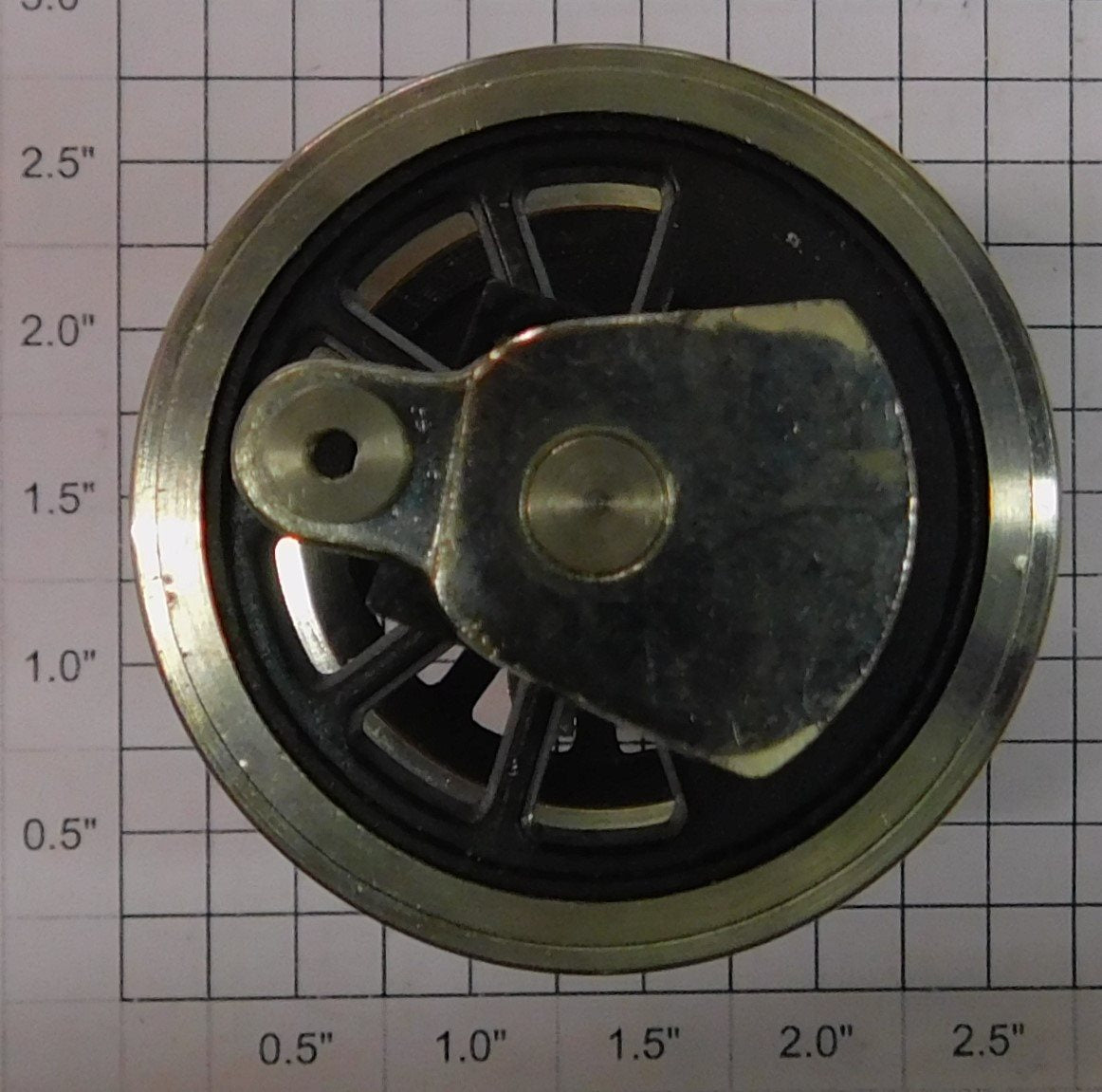 LGB 9000X-3 1.665" Black Loco Wheel Set with External Ecentric Cranks