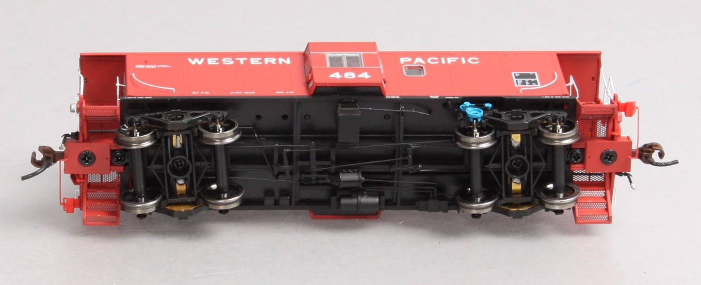 Athearn G63033 HO Genesis Western Pacific 481ClasBay Window Caboose W/Lights#484