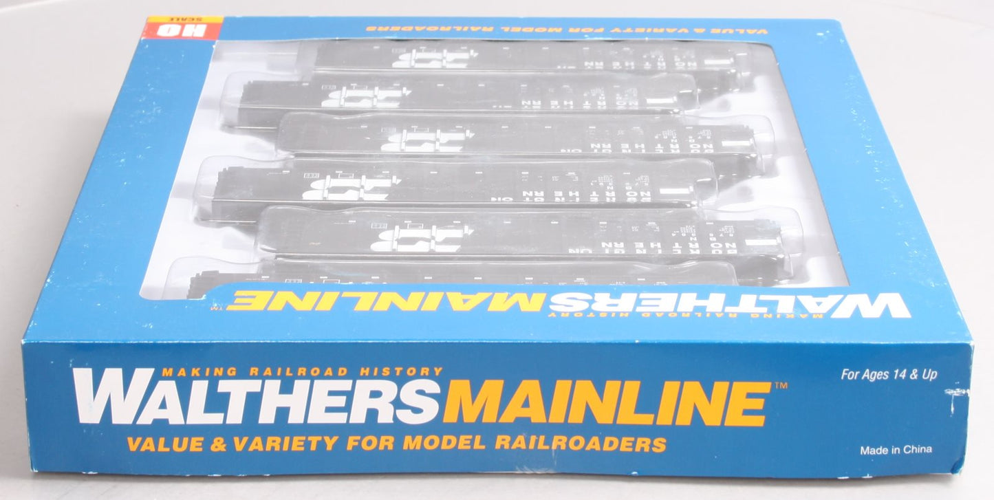 Walthers 910-65701 HO Scale Burlington Northern 50' Coal Gondola (Pack of 6)