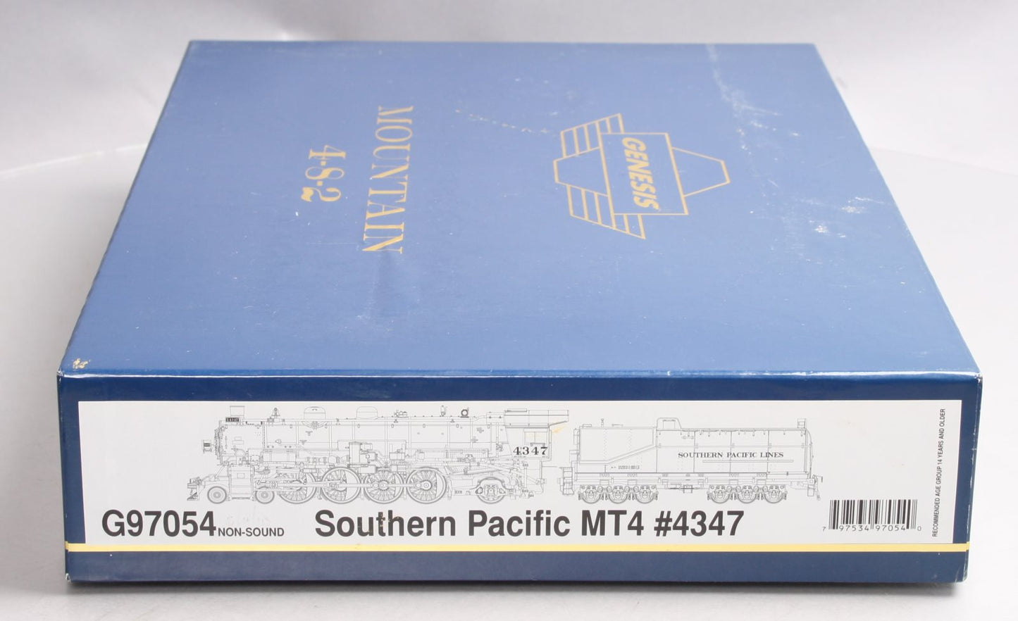Athearn G97054 Southern Pacific 4-8-2 MT-4 Steam Locomotive #4347