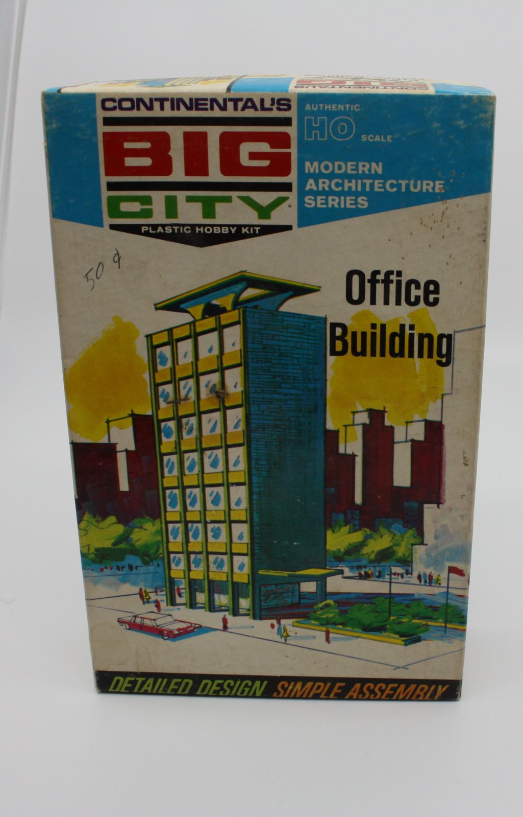 Continental 107-129 HO Big City Vintage Office Building - Building Kit