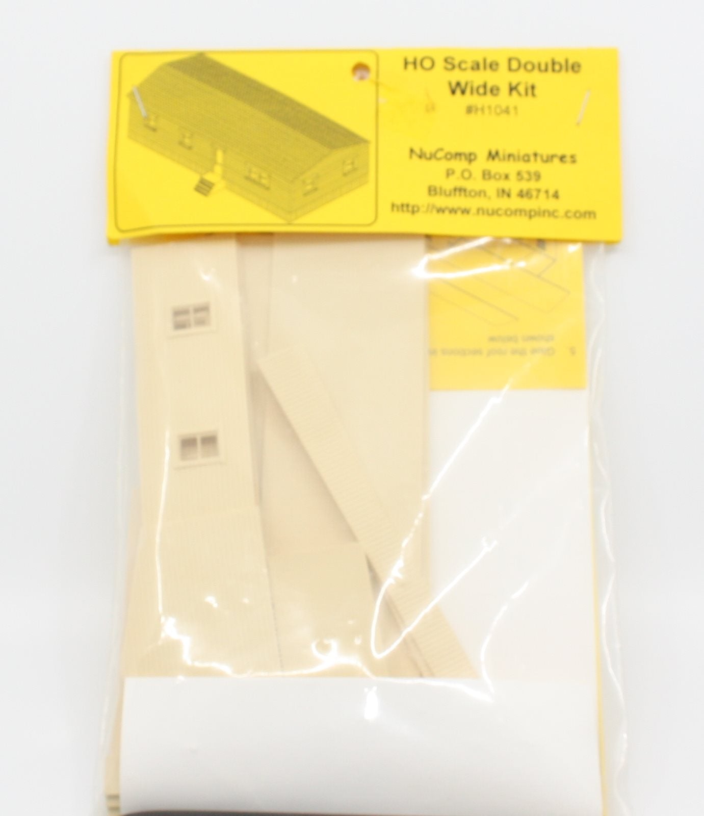 NuComp Miniatures H1041 HO Double Wide Building Kit