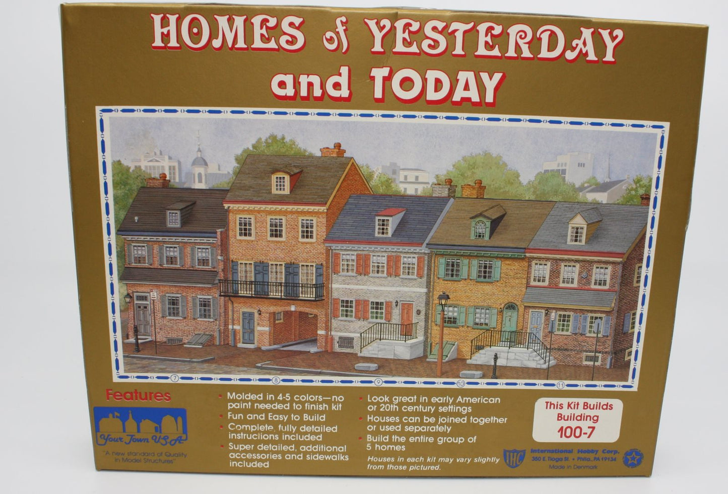 IHC 100-7 HO Homes of Yesterday and Today The Huntington House Colonial Kit