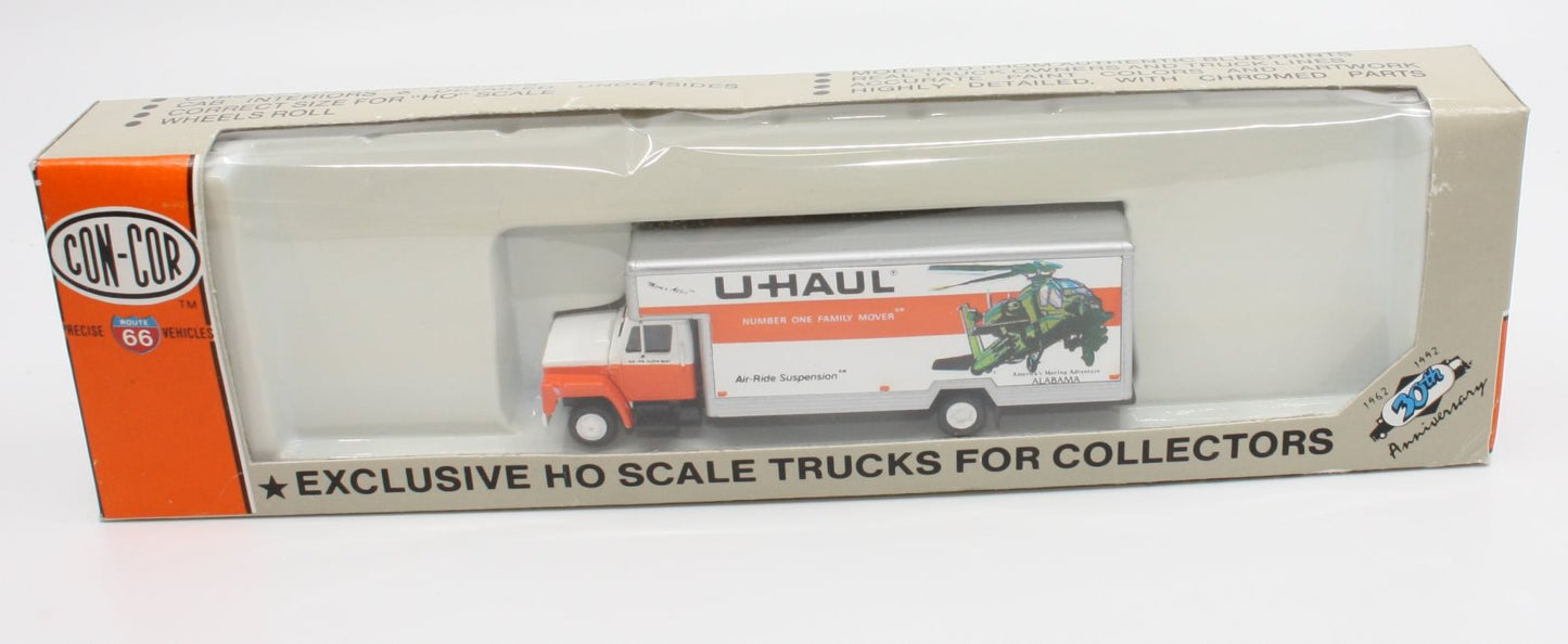 Con-Cor 0004-007008 HO Alabama 26'' U-Haul Supermover International Truck