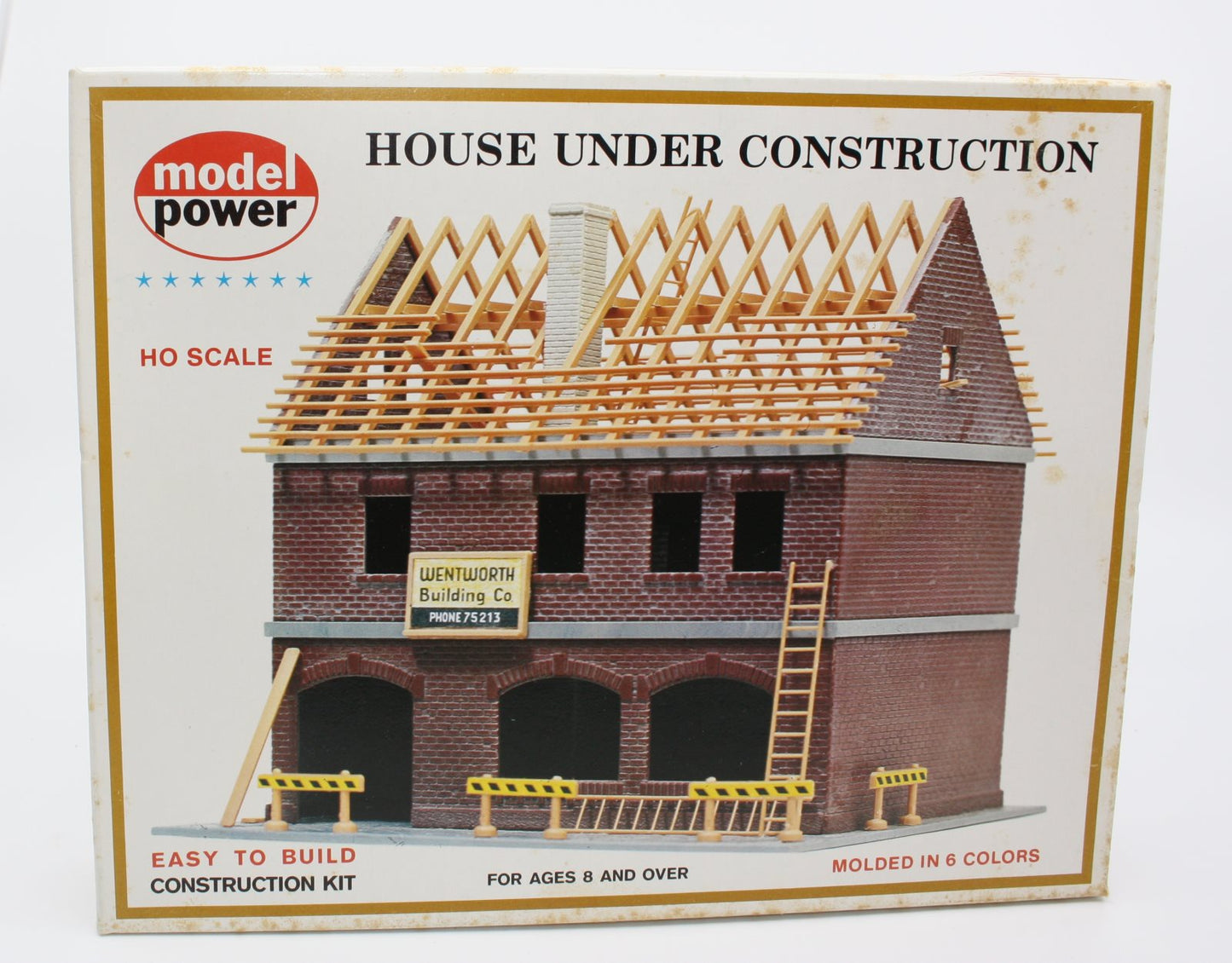 Model Power 443 HO House Under Construction Building Kit