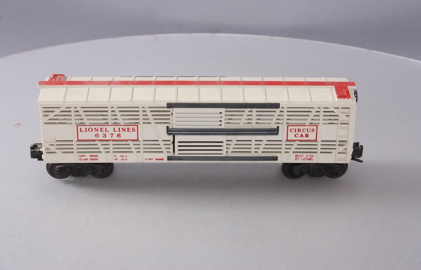 Lionel 6376 Vintage O Circus Stock Car