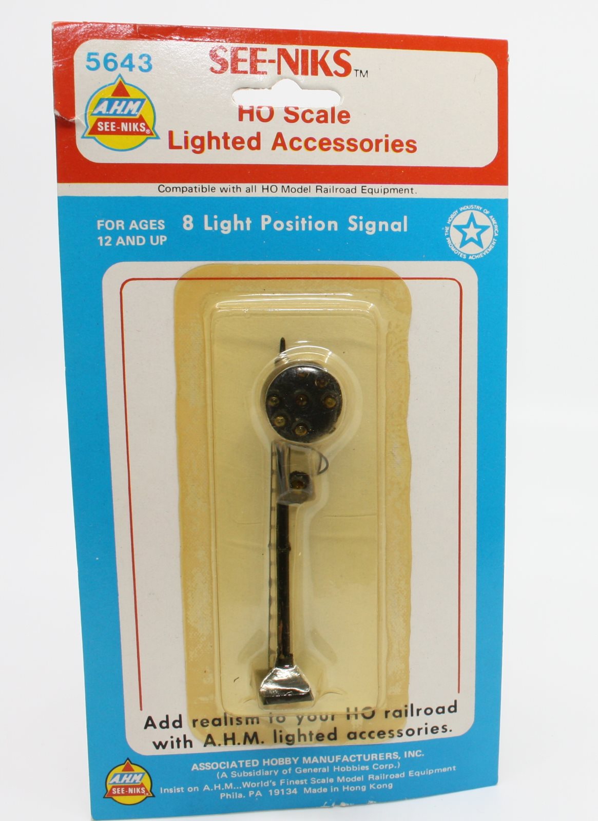 A.H.M. 5643 HO Scale See-Niks 8 Position Light Signal
