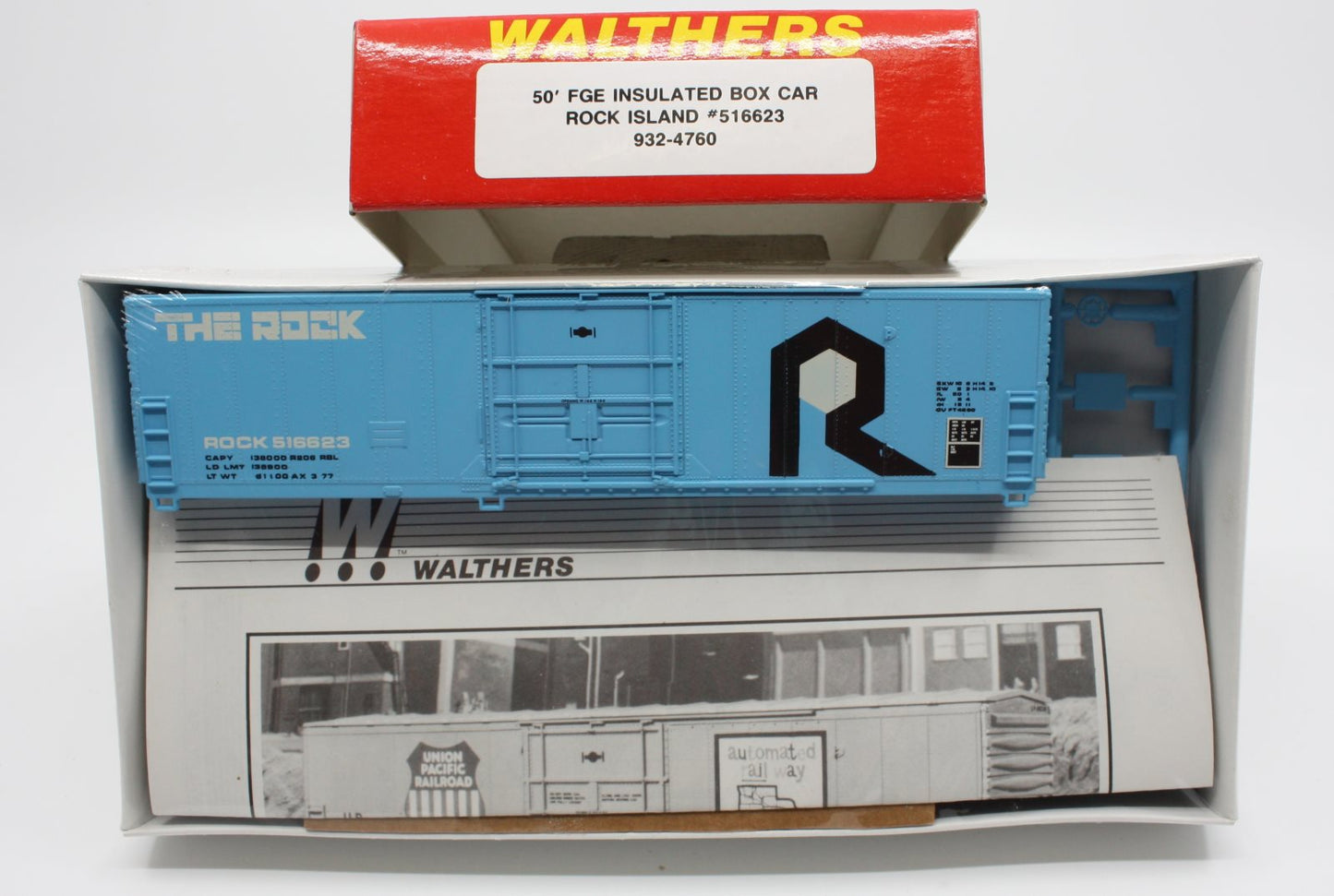 Walthers 932-4760 HO 50' FGE Insulated Box Car Rock Island