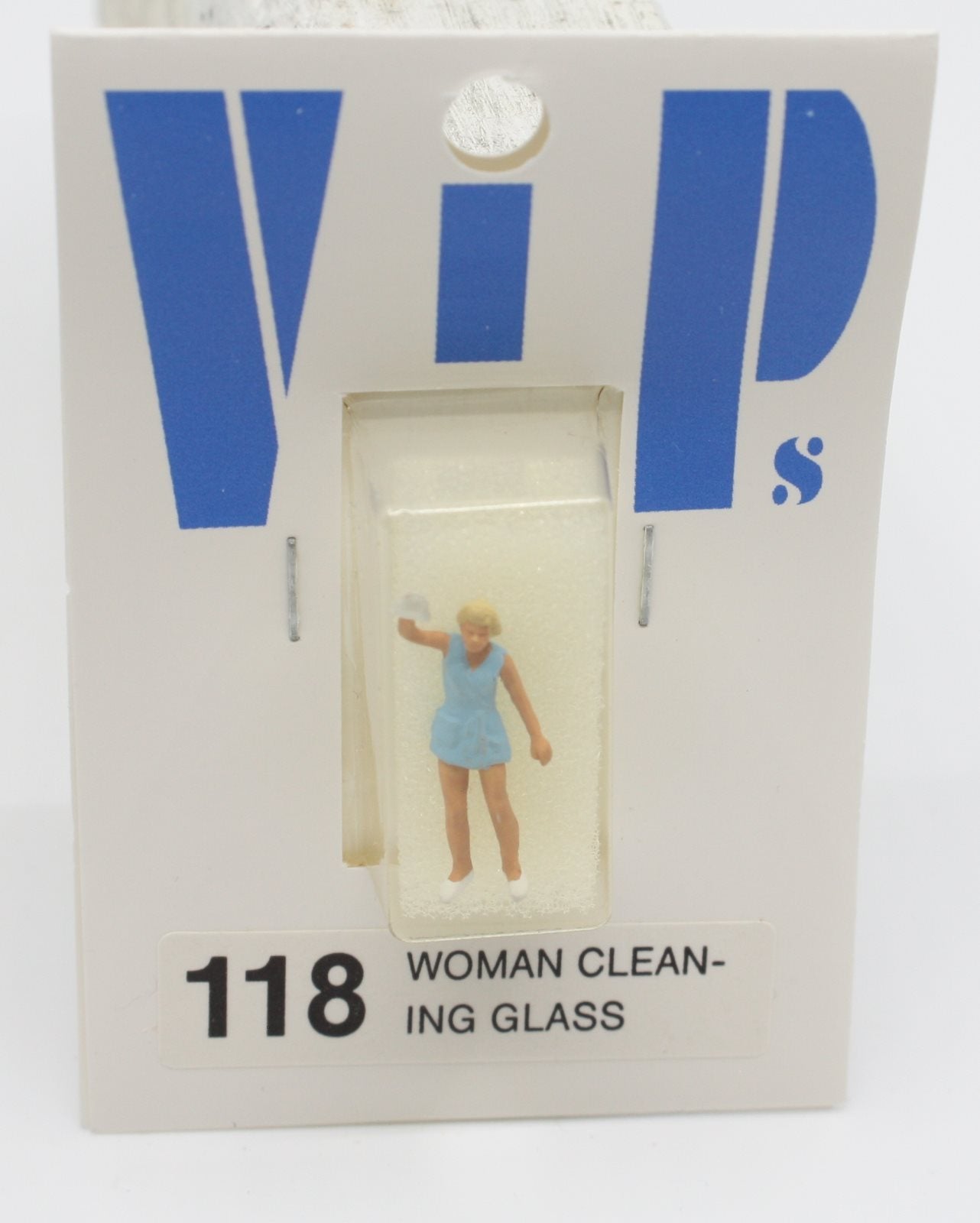Preiser 118 HO Woman Cleaning Glass Figure