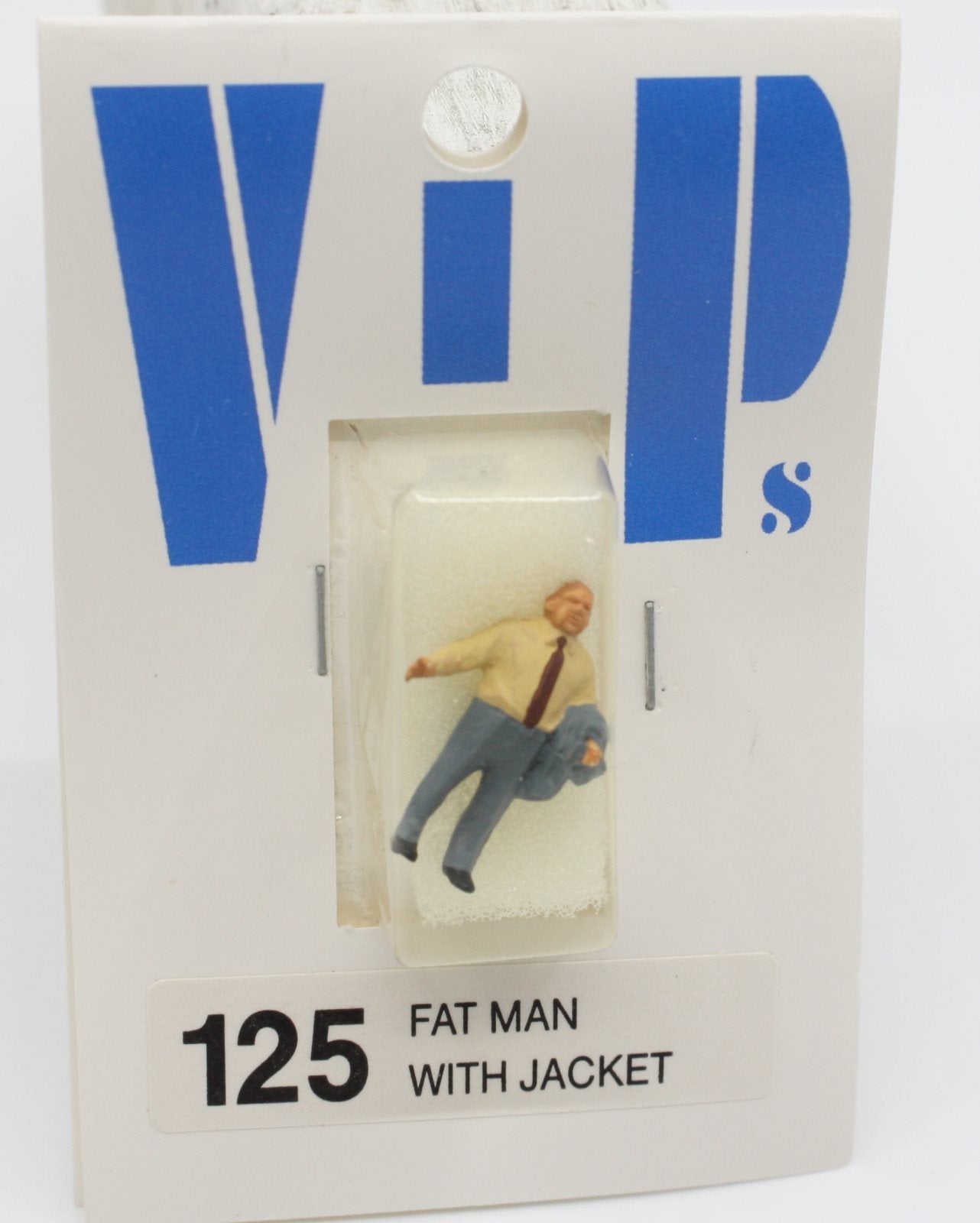 Preiser 125 HO Fat Man with Jacket Figure