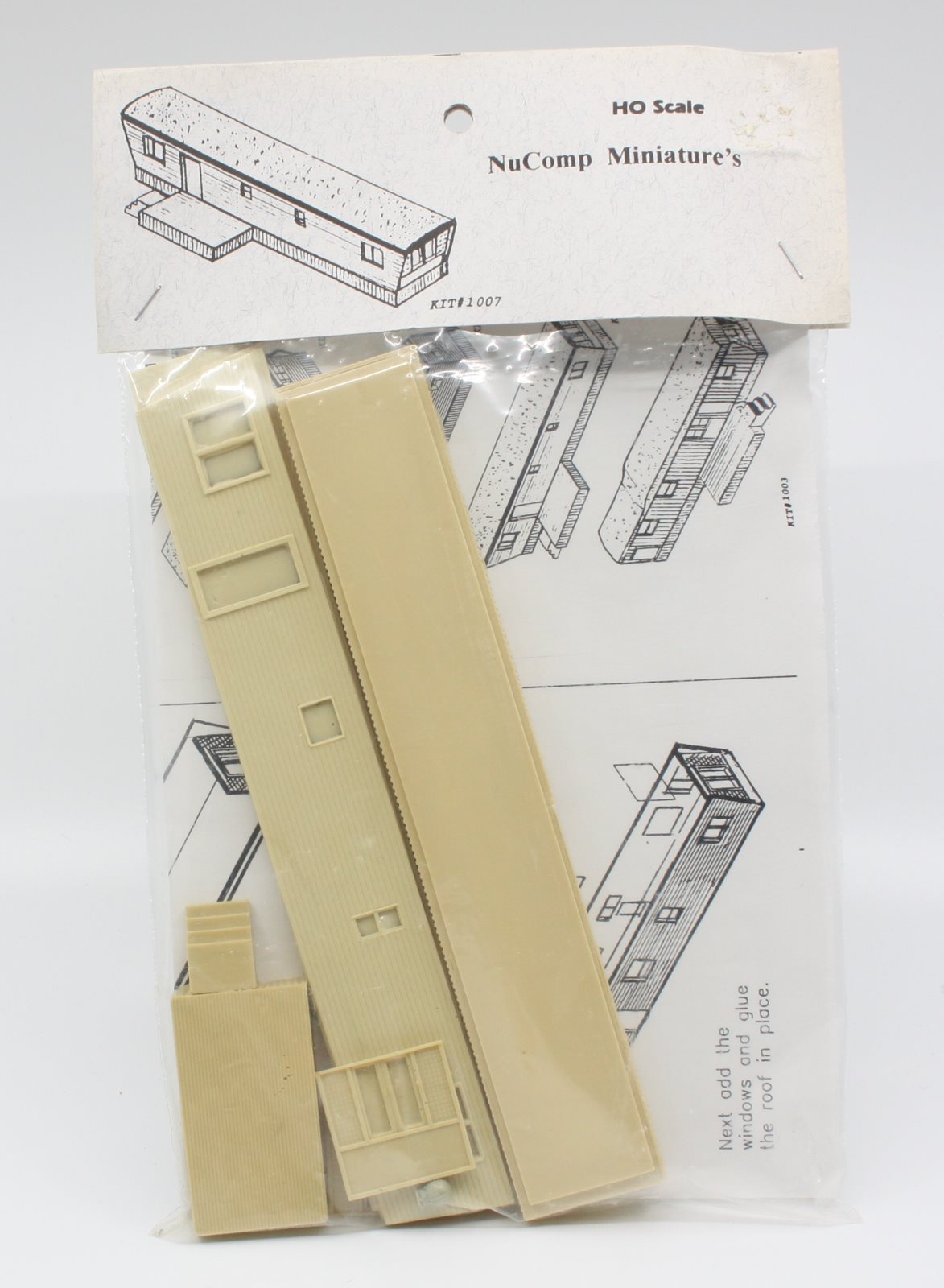 NuComp Miniatures 1005 HO Mobile Home Building Kit #1005