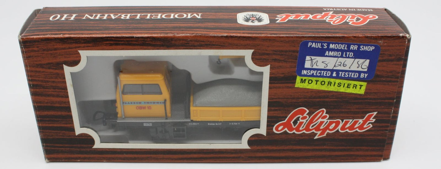 Liliput 38210 HO Modellbahn Plasser Tresure OBW10 Motorisiert