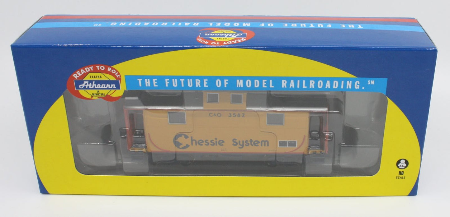 Athearn 74362 HO 74362 Chessie System 2-Window Caboose #3582