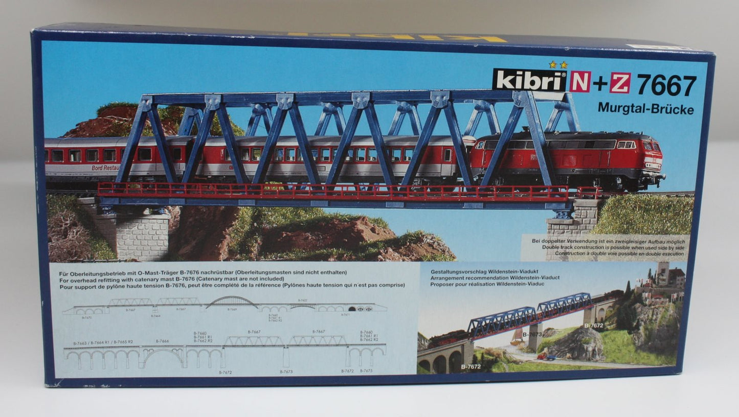 Kibri 7667 Box Girder Bridge w/Piers