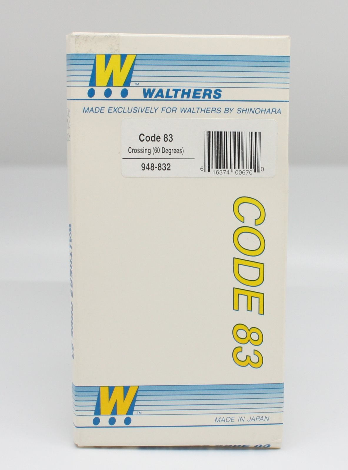 Walthers 948-832 HO Shinohara Code 83 60 Degree Crossover Crossing