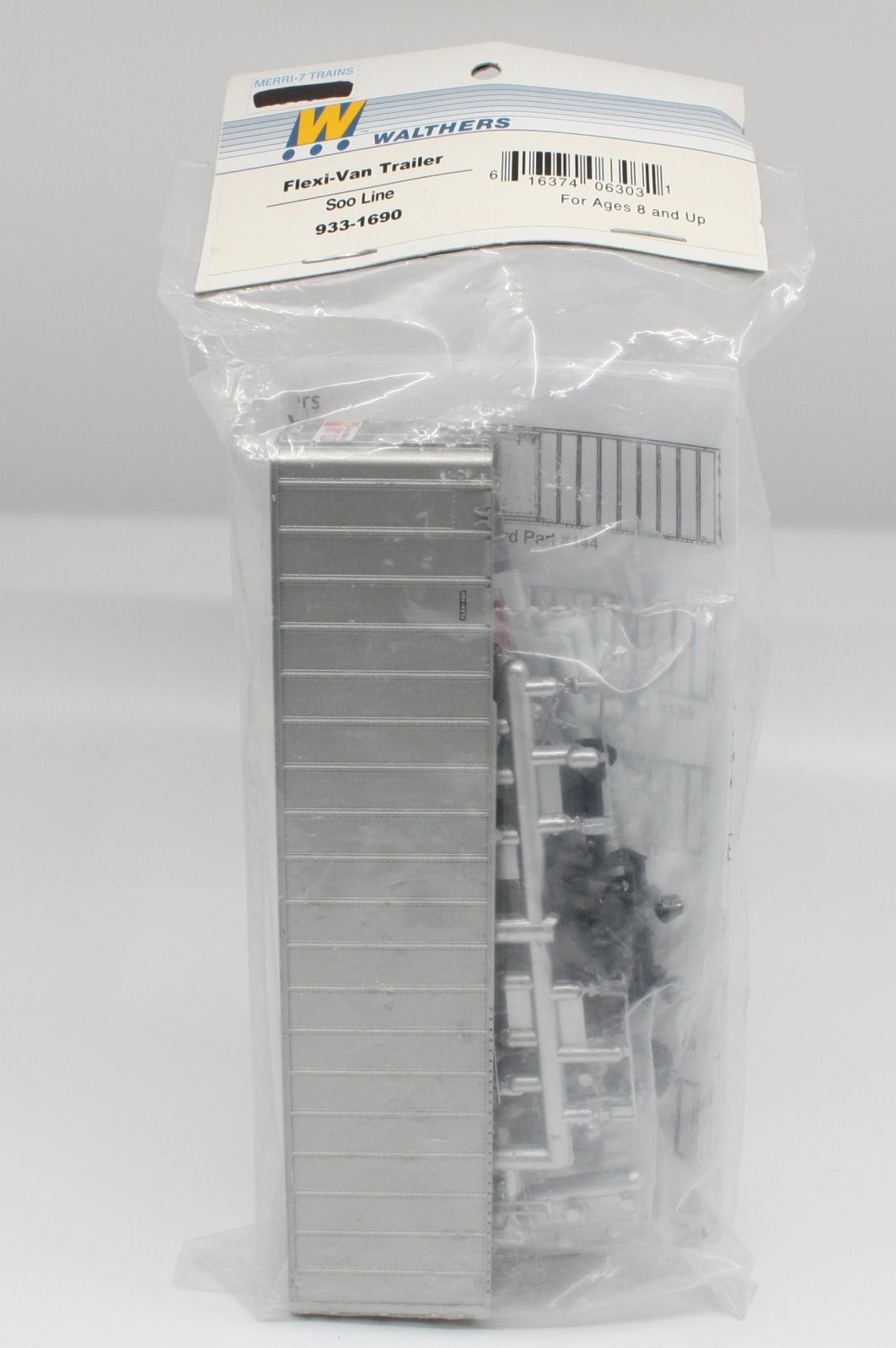 Walthers 933-1690 HO Flexi-Van Trialer Soo Line