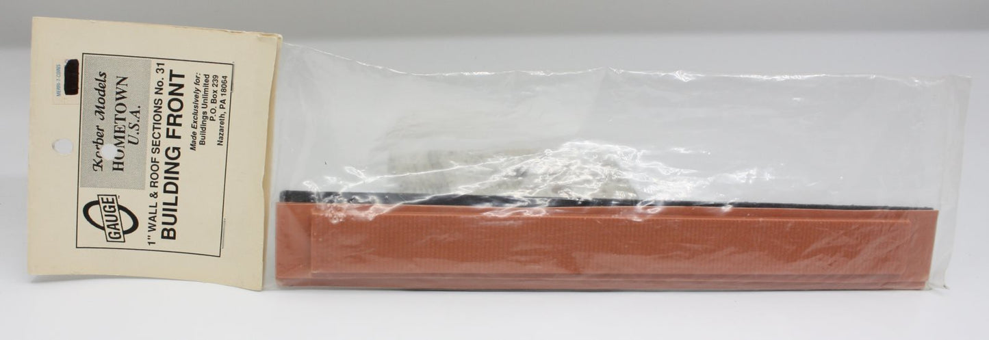 Korber 31 HO 1" Wall & Roof Sections Building Front