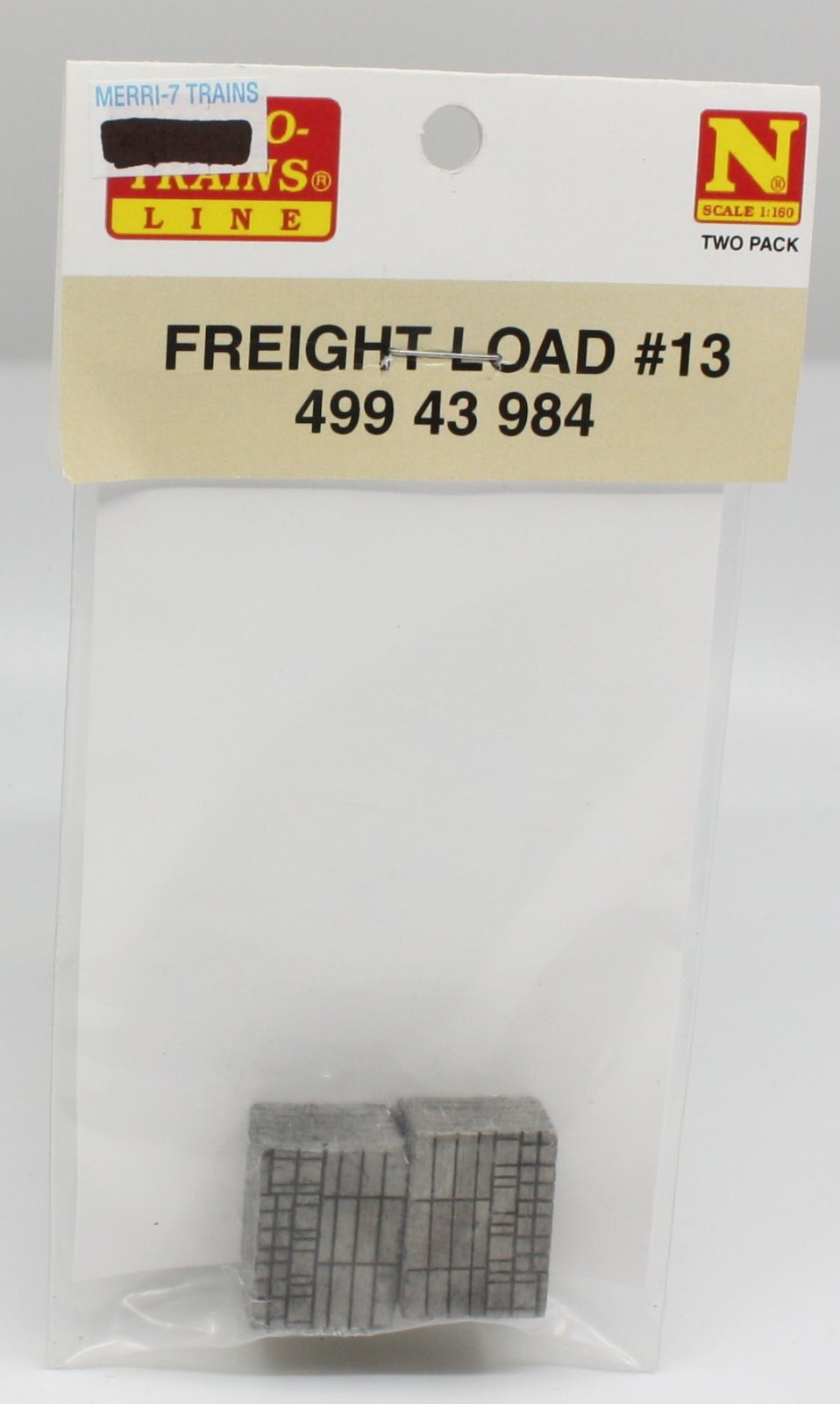 Micro-Trains 49943984 N Scale Unpainted Freight Load #13 (Pack of 2)