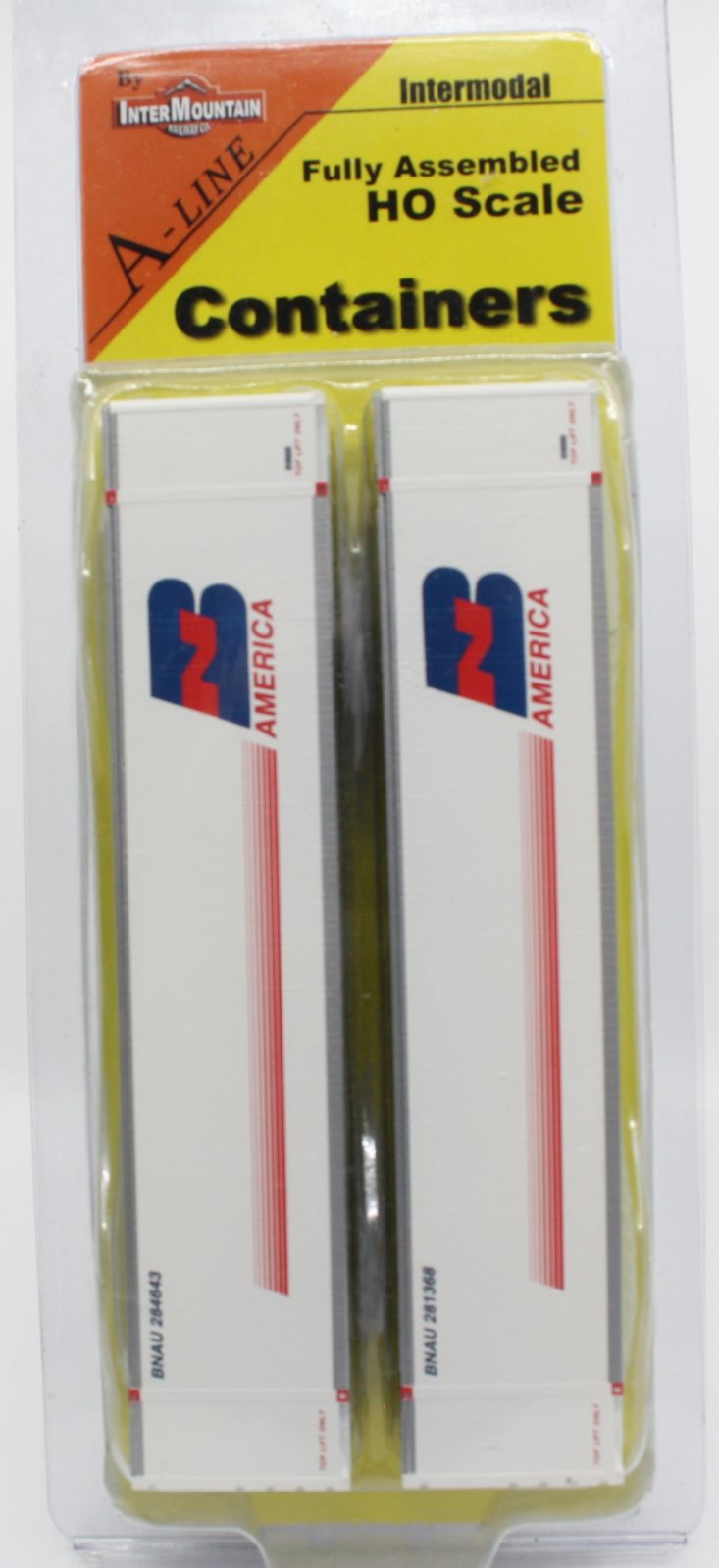InterMountain 30402 HO 48" Smooth Side Container BN America-Bnau (Pack of 2)