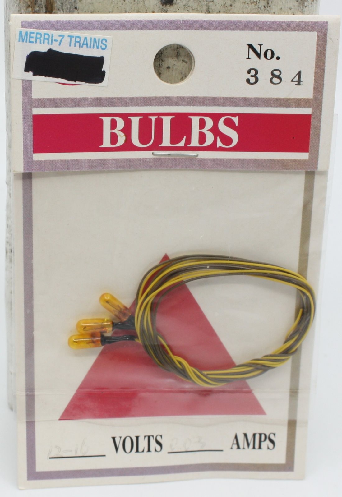 Model Power 384 HO 12-16 Volts .03 Amp Bulbs (Pack of 3)