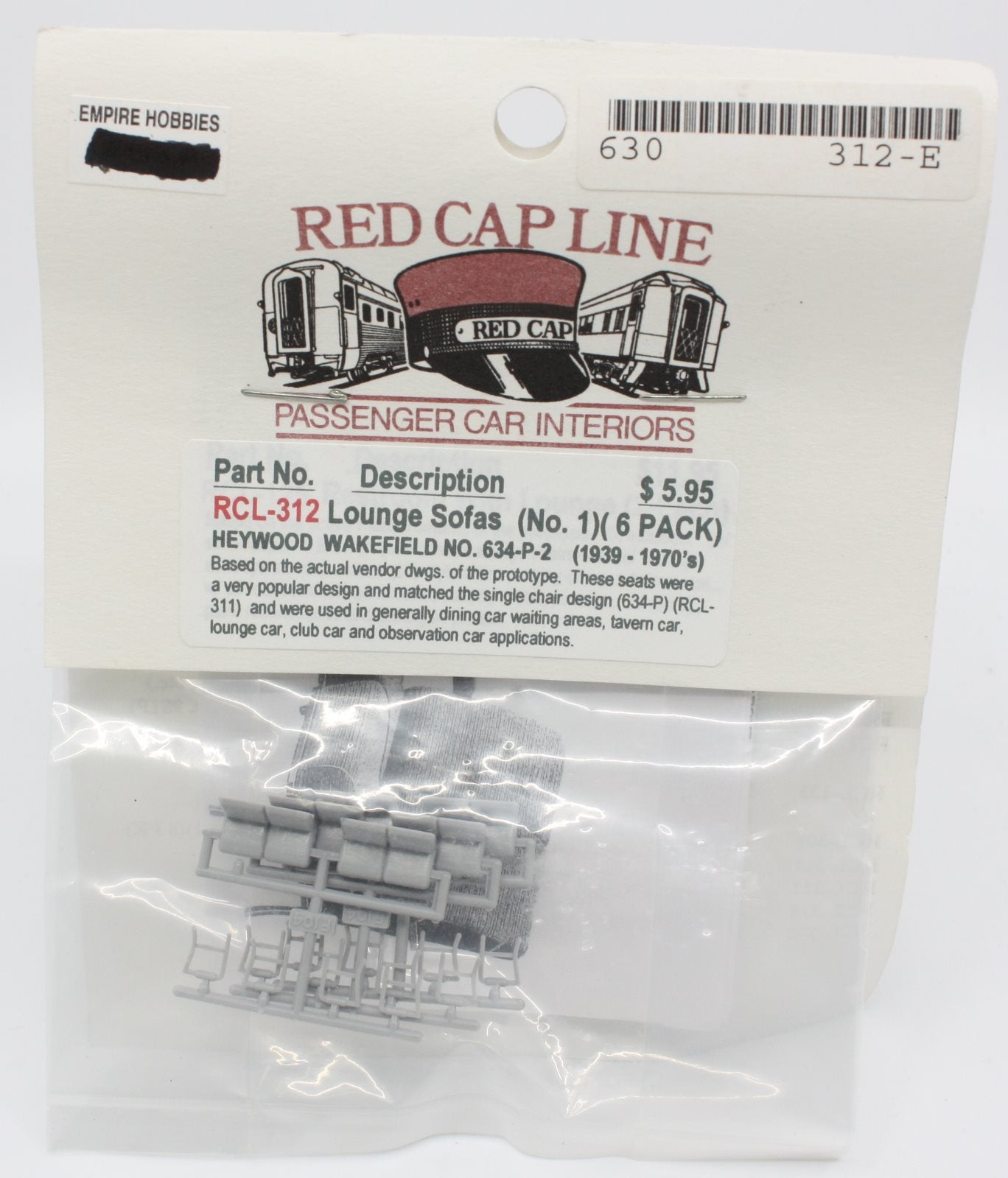Red Cap Line 312 Lounge Sofa HW630P-2/6