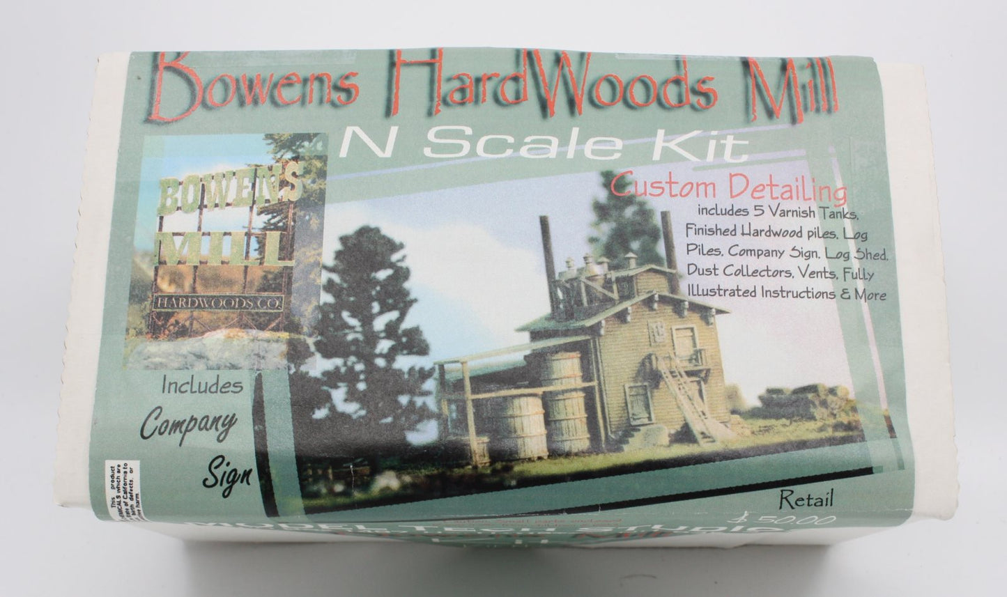 Model Tech Studios JN-1007 N Scale Bowens Hardwoods Mill