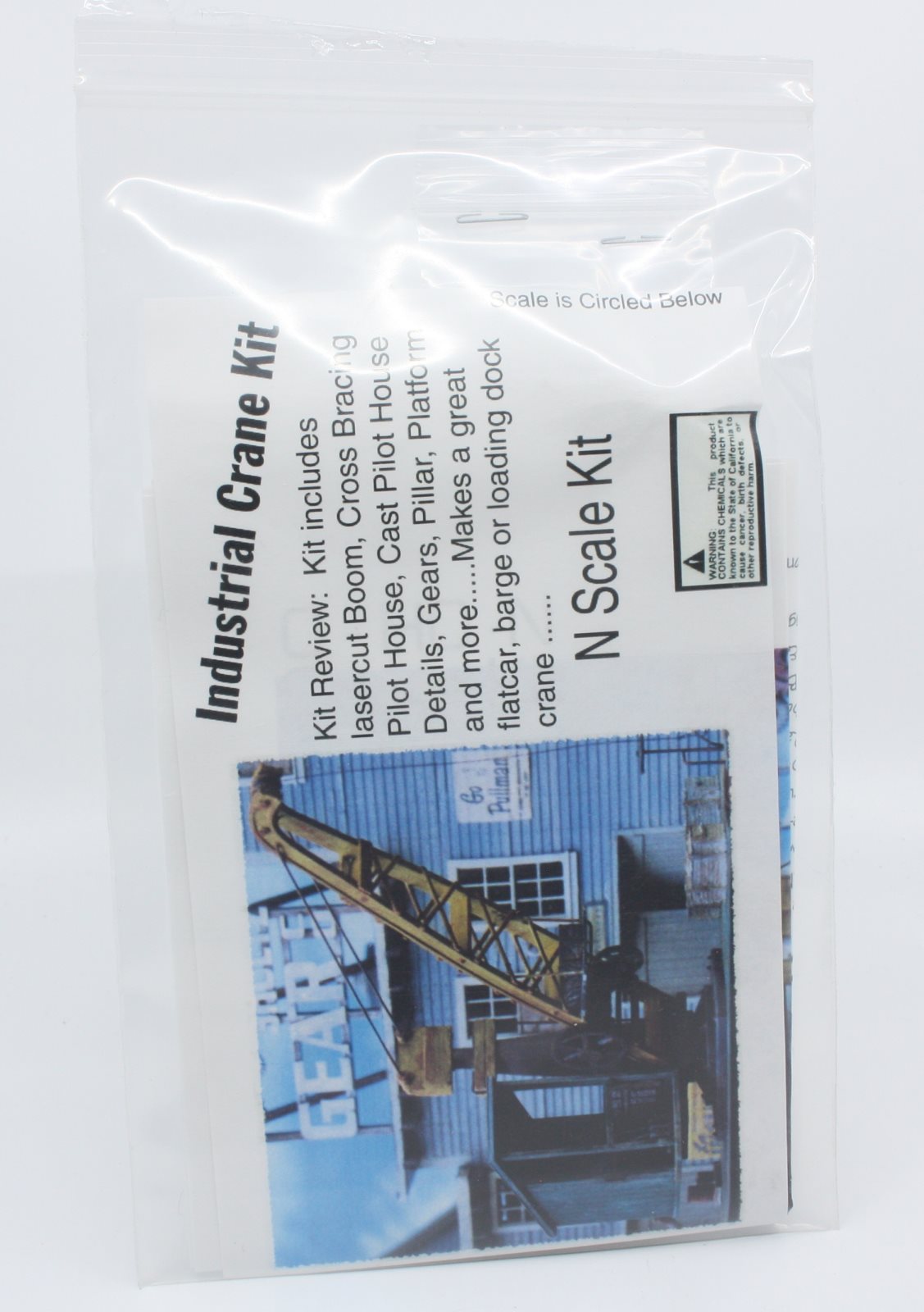 Model Tech Studios JN1013 N Scale Industrail Crane Kit