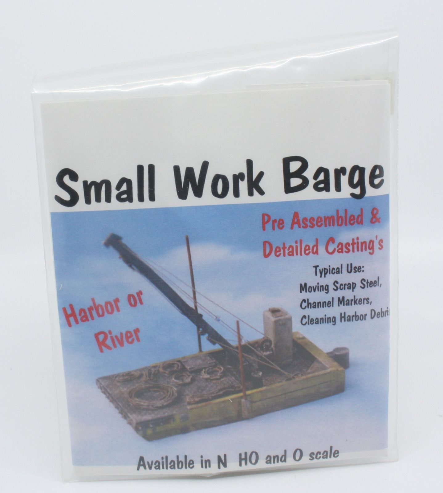 Model Tech Studios JN1050 N Scale Small Work Barge