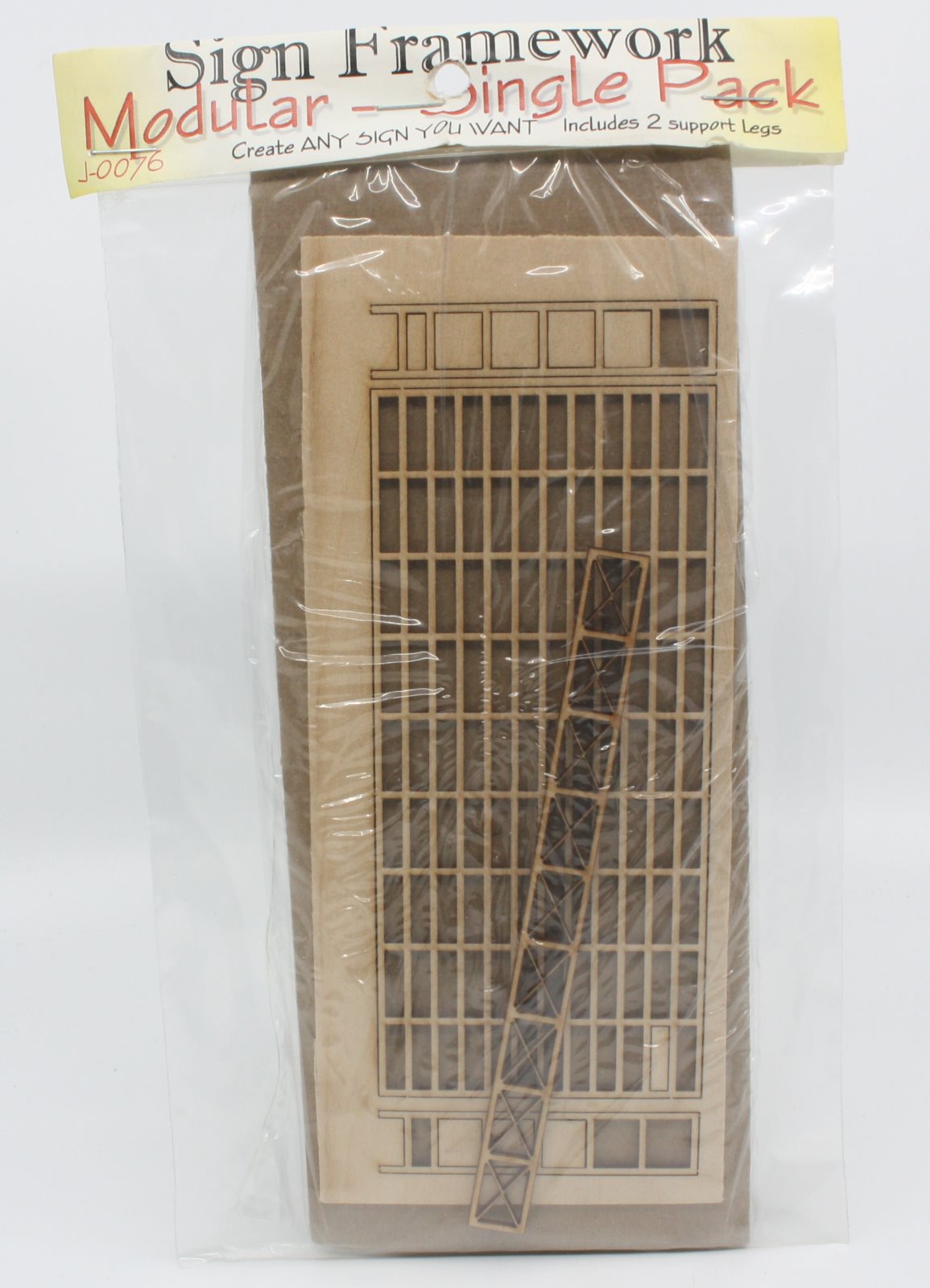 Model Tech Studios J-0076 Sign Framework Modular Single Pack