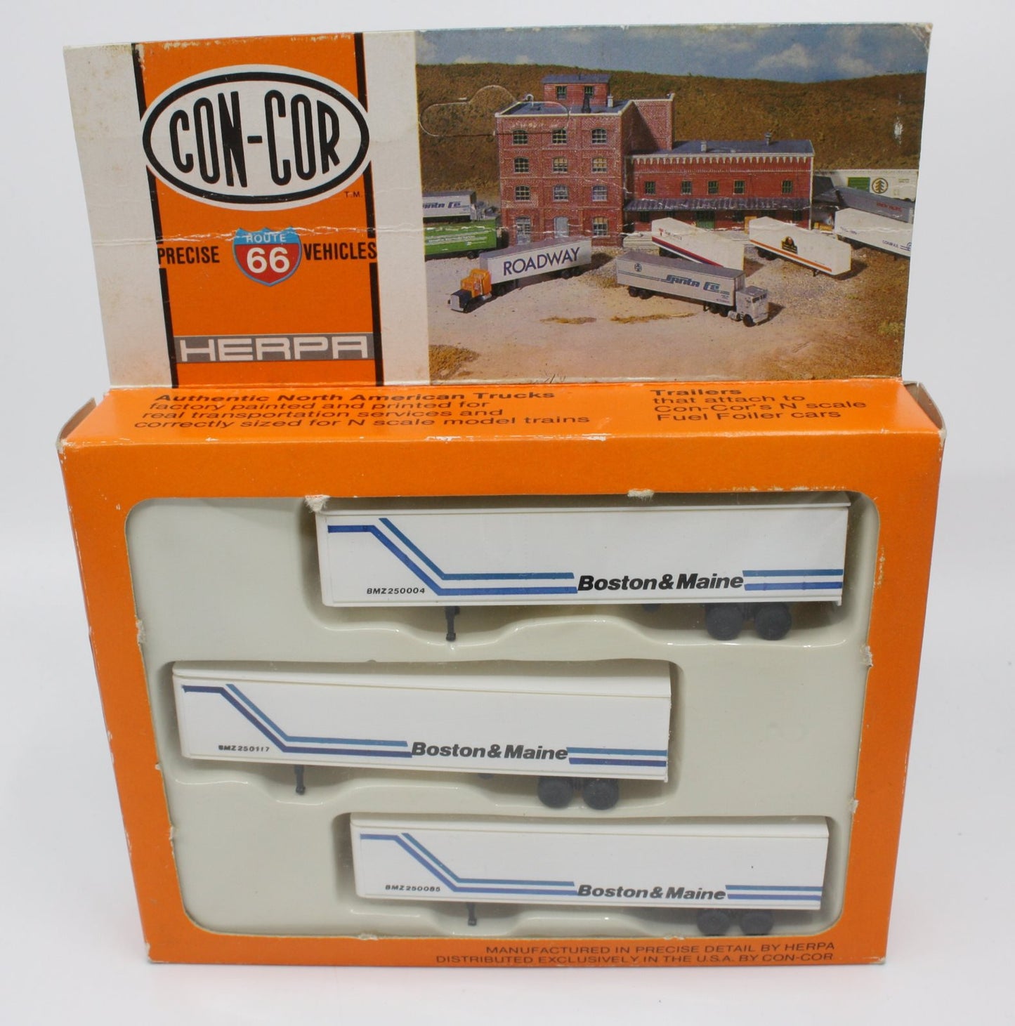 Con-Cor 6107 1:160 N Boston & Maine 45' Trailers