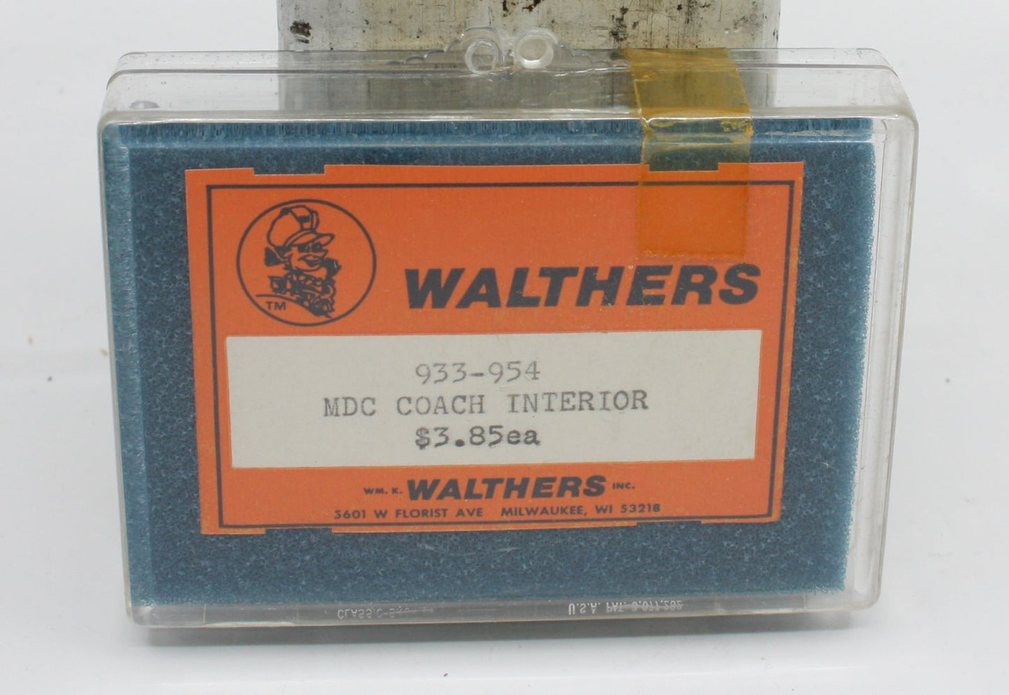 Walthers 933-954 HO Metal Die-Cast Coach Interior Passenger Seats
