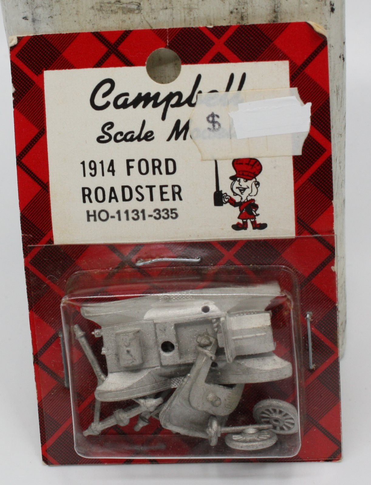 Campbell Scale Models 1131-335 1:87 1914 Ford Roadster Metal Kit