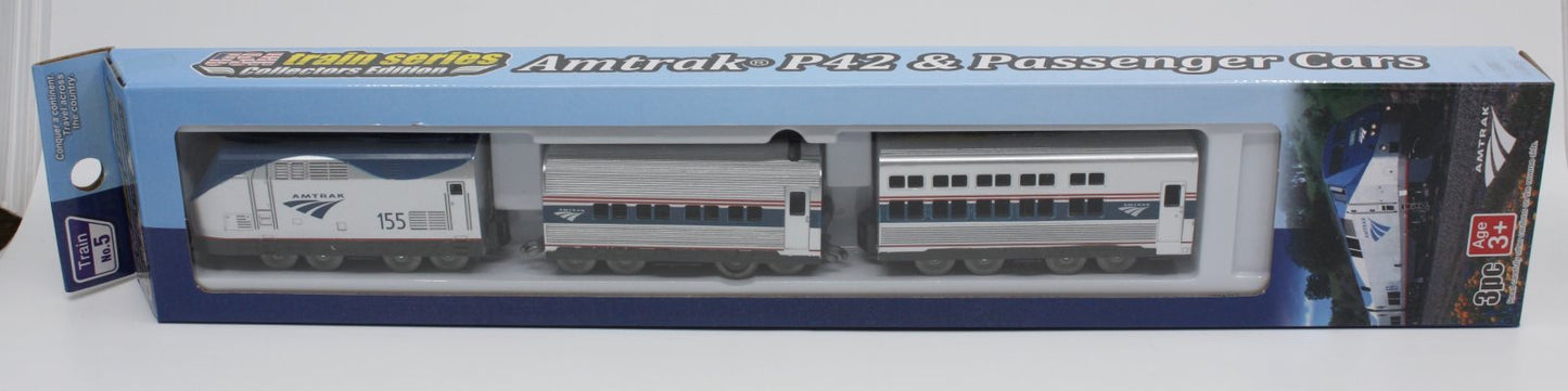 LEC USA 509111 Train Car Set No. 5-Amtrak Battery Operated Cars