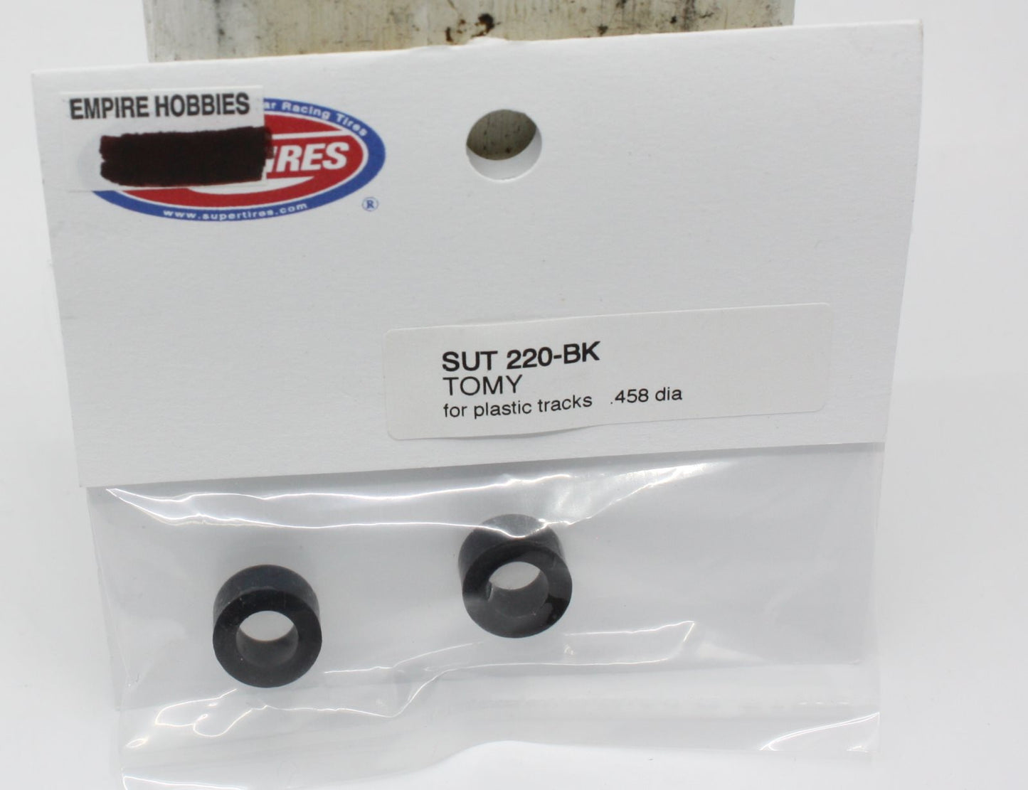 Super Tires 220-BK Tomy For Plastic Tracks