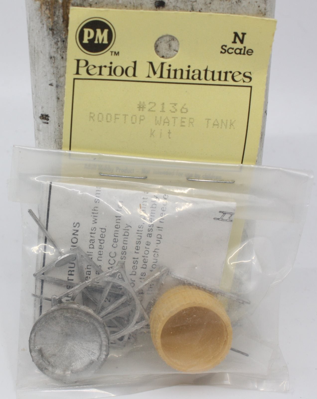 Period Miniatures 2136 N Scale Rooftop Water Tank Kit