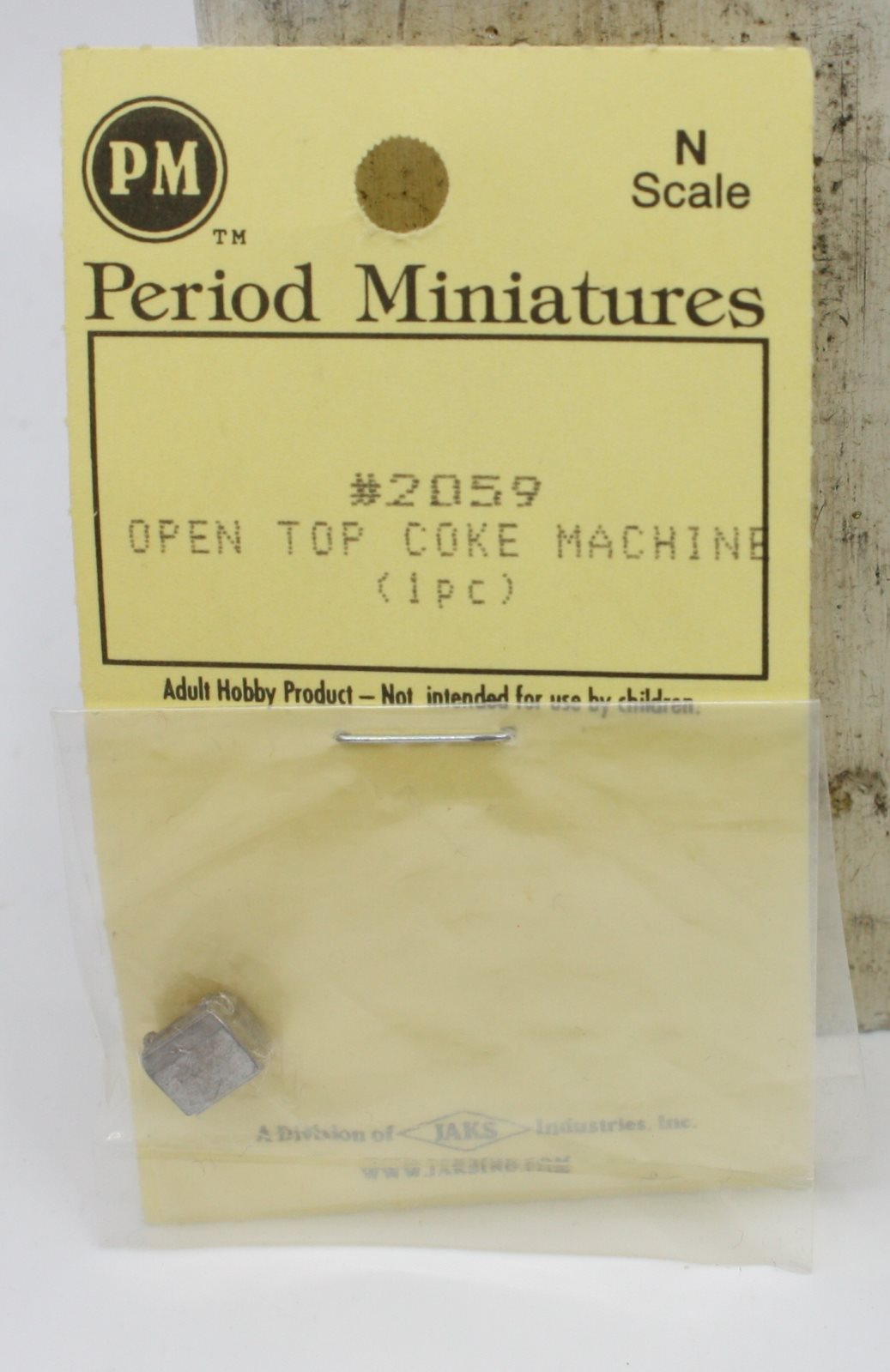 Period Miniatures 2059 N Scale Open Top Coke Machine
