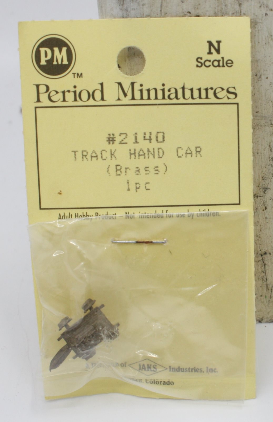 Period Miniatures 2140 N Scale Track Hand Car