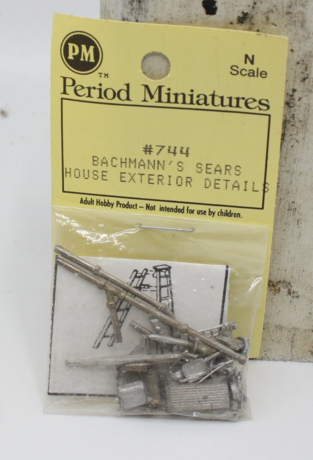 Period Miniatures 744 N Scale Bachmann's Sears House Exterior Details