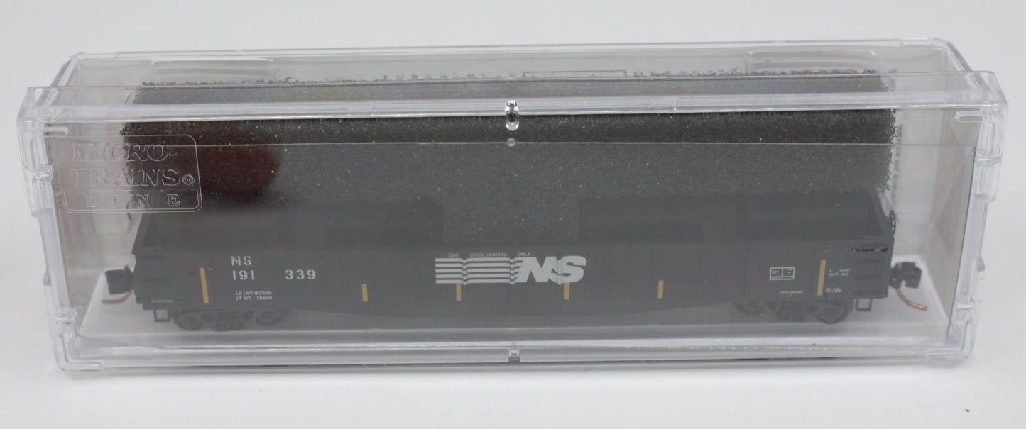 Micro-Trains 10500230 N NS 50' 14 Panel Steel Fishbelly Side Gondola #191339