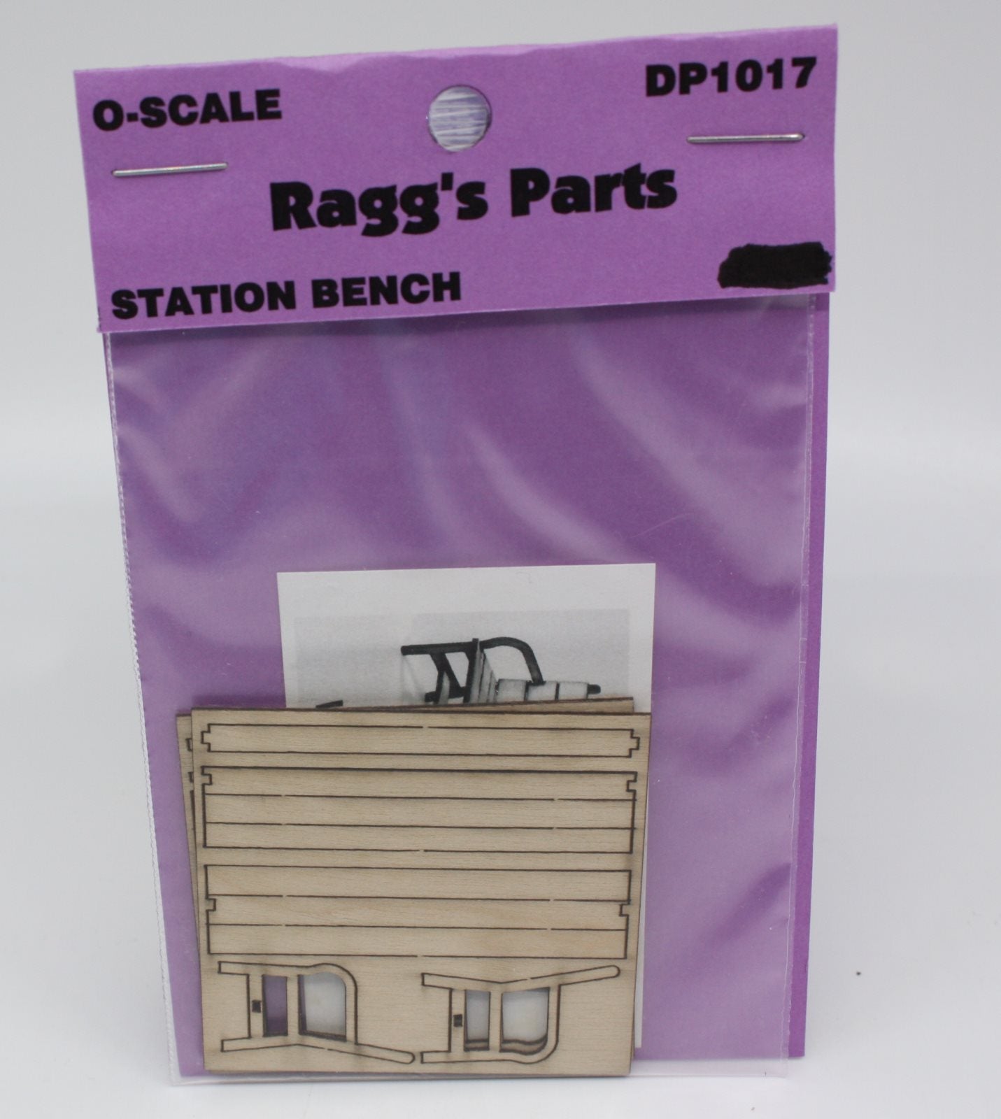 Ragg's Parts DP1017 O Scale Station Bench