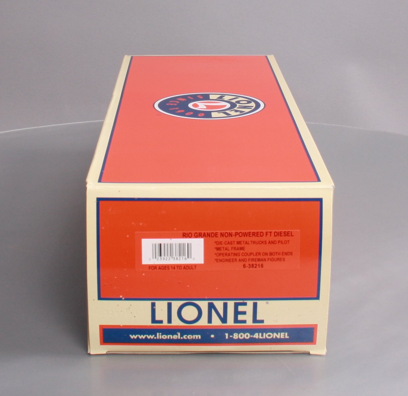 Lionel 6-38216 O Gauge Rio Grande Ski-Train Non-Powered FT Diesel #542